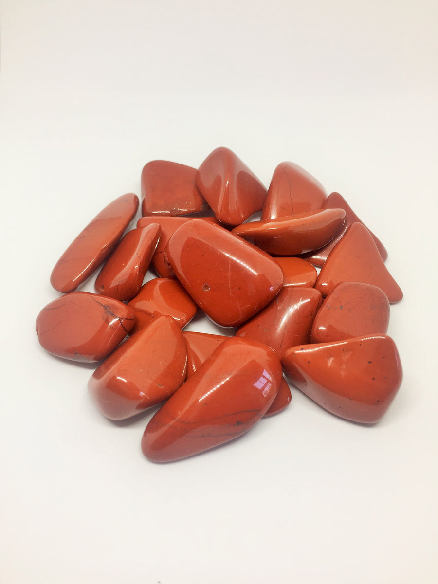 Orange red stone shop