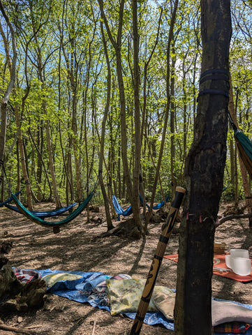 🌿Suspended woodland Sound Bath with cleansing Fire Circle