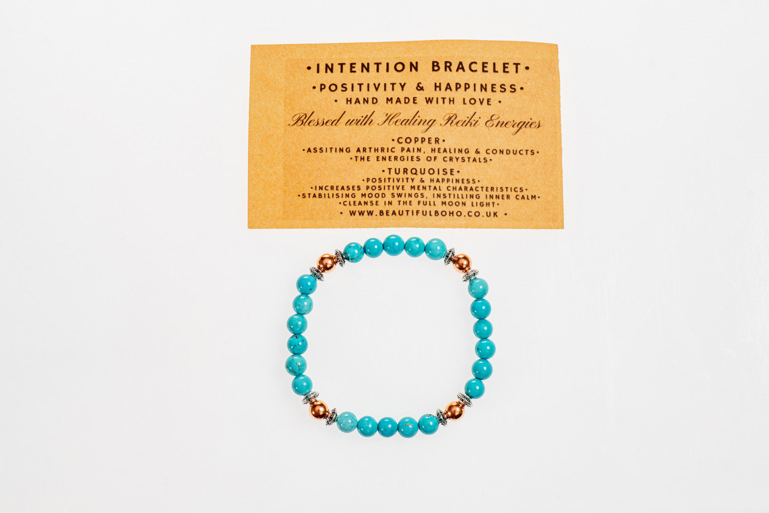 Positivity & Happiness Intention Bracelet