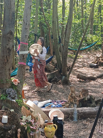 🌿Suspended woodland Sound Bath with cleansing Fire Circle