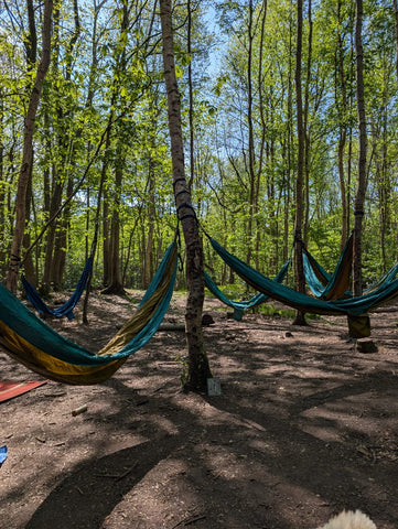 🌿Suspended woodland Sound Bath with cleansing Fire Circle