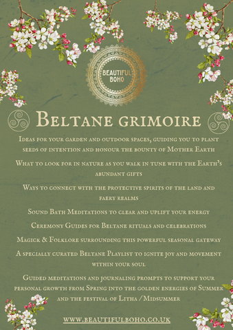 Beltane Grimoire, Journal & Guide -  Downloadable eBook PDF