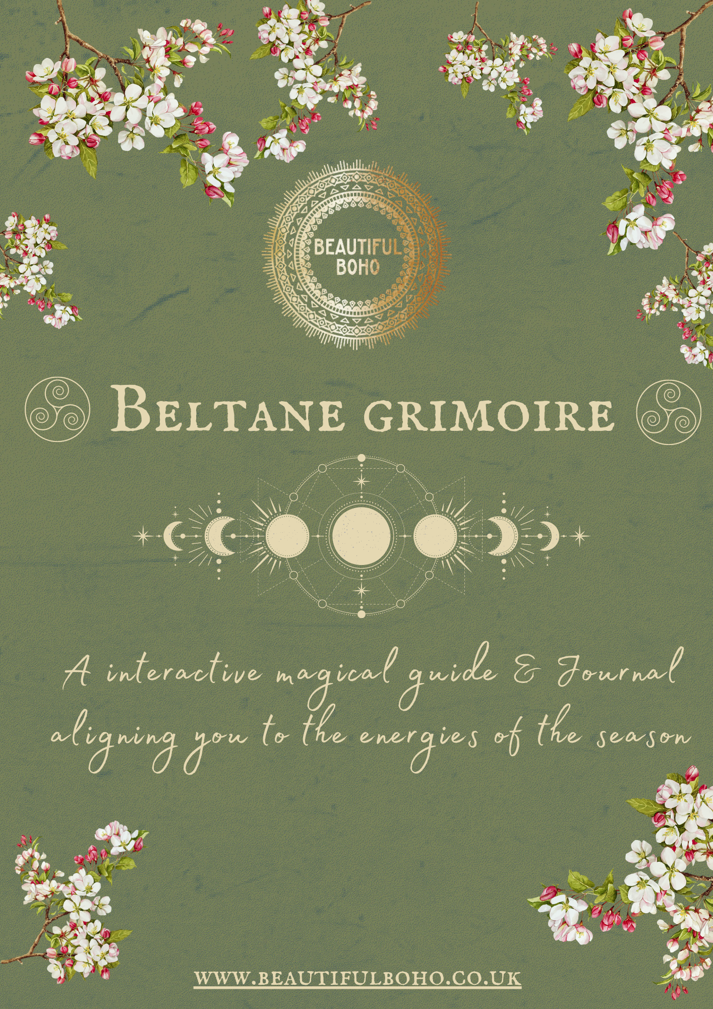 Beltane Grimoire, Journal & Guide -  Downloadable eBook PDF