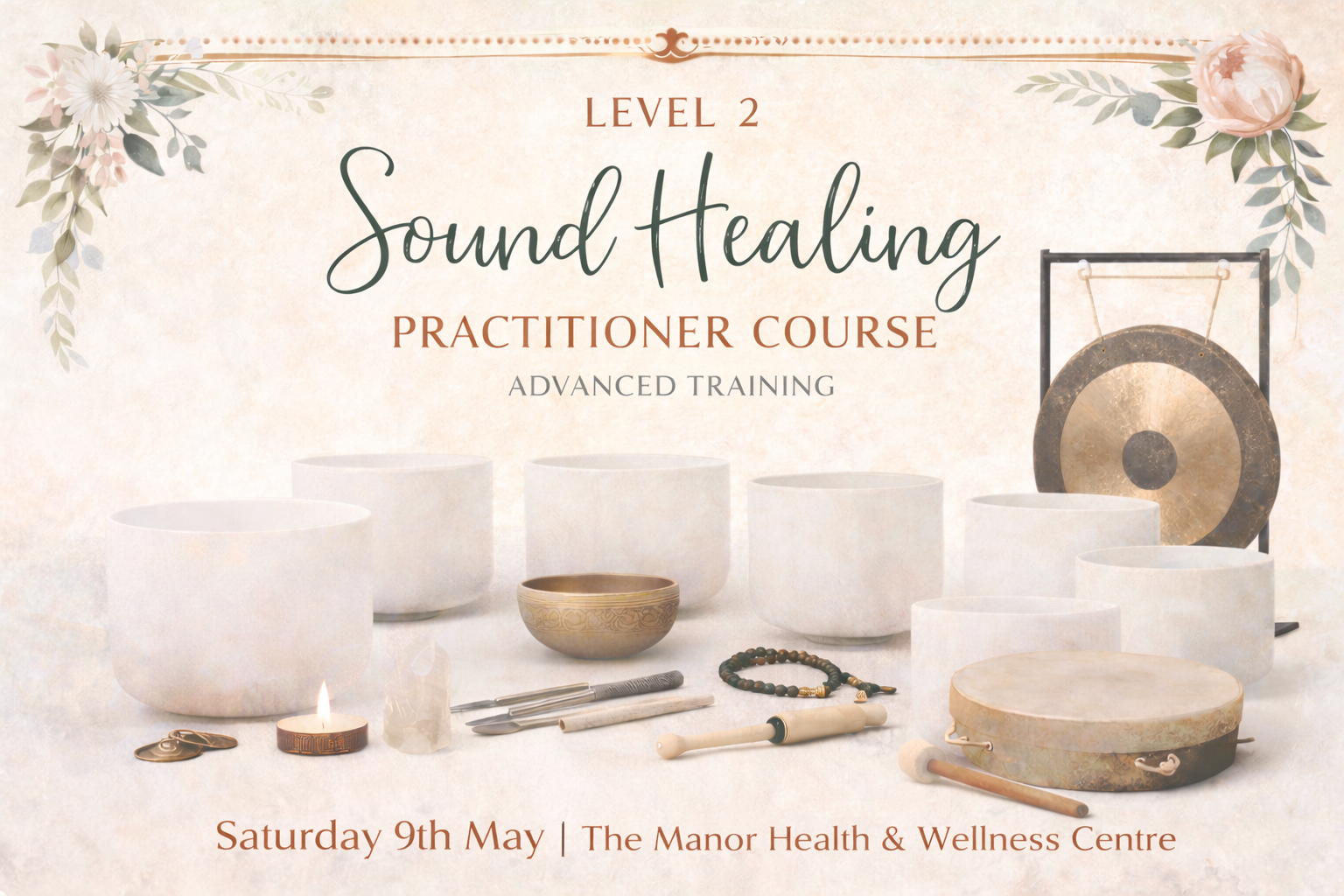 Accredited and Certified -  Advanced Level 2 Sound Healing Practitioner Training