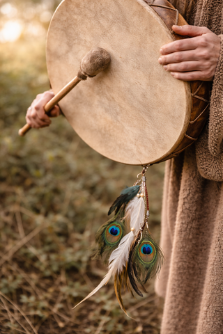 Beautiful Boho Feather Talisman - For Drum • Hair • Bag • Anywhere Your Soul Calls
