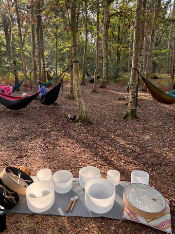 Earth Magick - suspended sound bath in the Forest