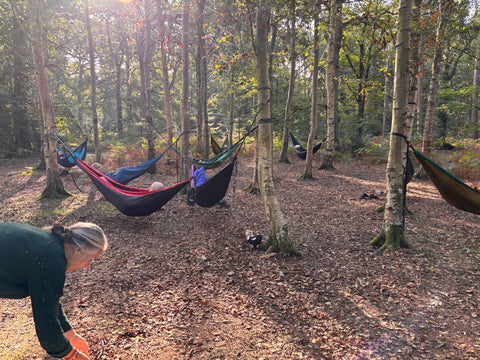 Earth Magick - suspended sound bath in the Forest