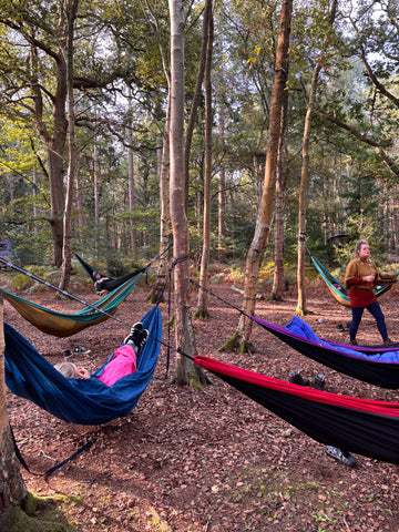 Earth Magick - suspended sound bath in the Forest