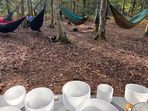 Earth Magick - suspended sound bath in the Forest