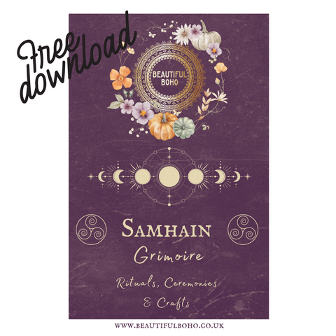 Samhain Grimoire, journal & guide - FREE Samhain Ritual, ceremony & craft ideas download