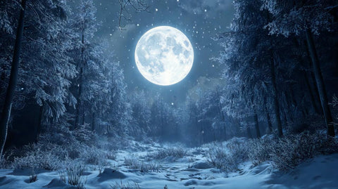 Full Snow Moon Ceremony Guide - instant download