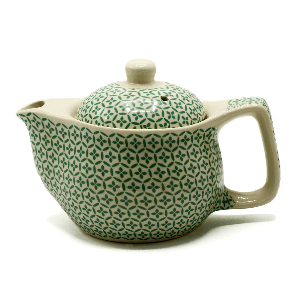 Luxury Small Herbal Teapot – Green Mosaic