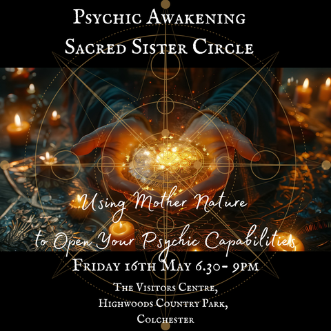 Psychic Awakening  Sacred Sister Circle  -  This Months topic - Using Mother Nature to open your psychic capabilities ✨