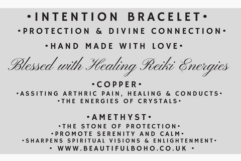 Protection & Divine Connection Intention Bracelet