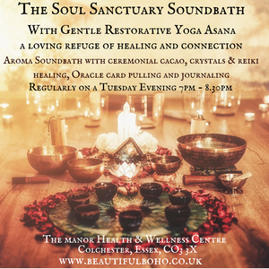 The Soul Sanctuary Soundbath - Regularly on a Tuesday Evening