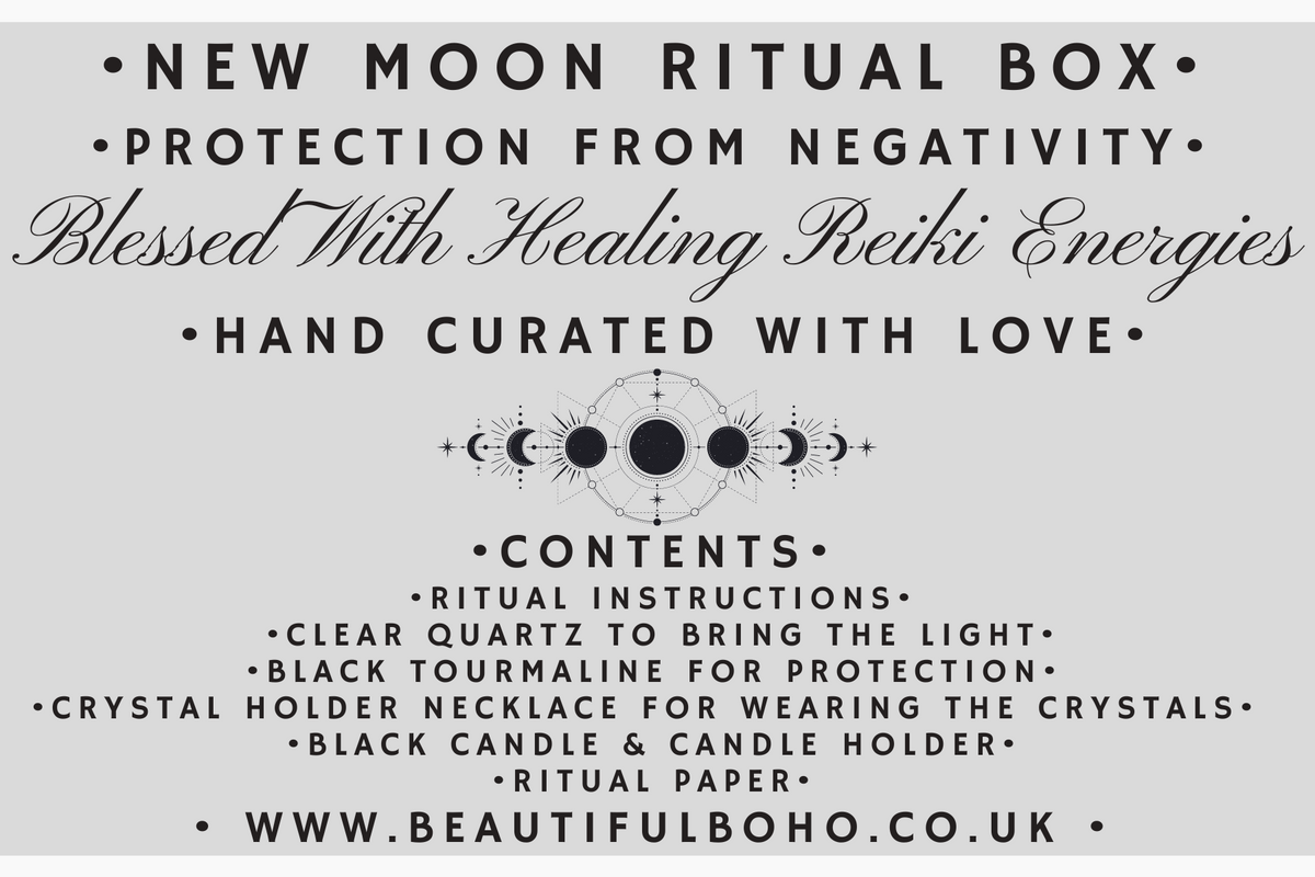 New Moon Ritual box - Protection from negativity – Beautiful Boho ...