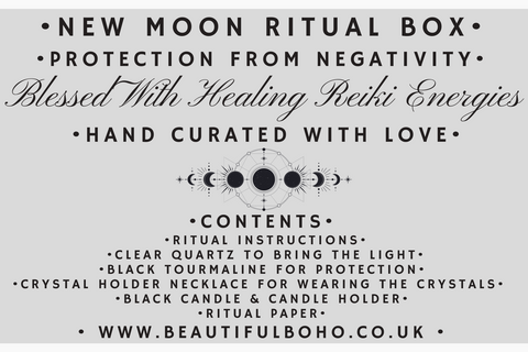 New Moon Ritual box  - Protection from negativity