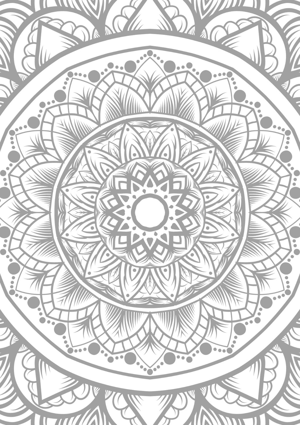 Mandala Mindful Colouring
