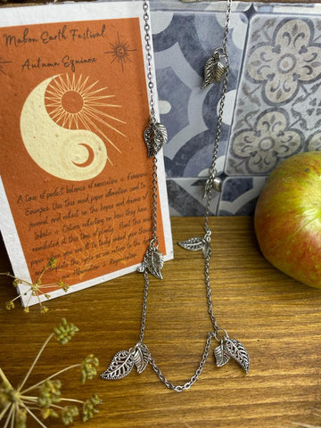 Mabon Fallen Leaf Necklace