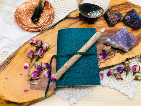Gratitude Journal & Rustic Pencil