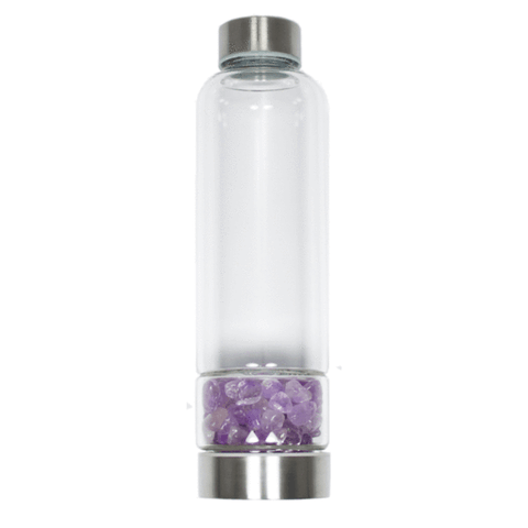 Intention Moon water Jar with crystal compartment