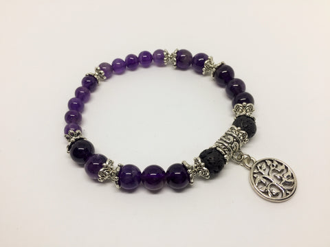Birthstone Aroma Crystal Bracelet