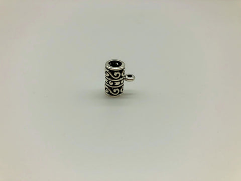 Large hair cuff with charm attachment