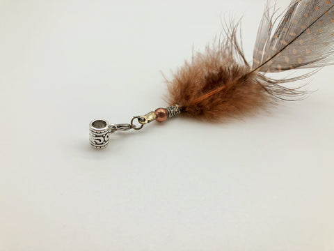 Small Hair Cuff with Charm