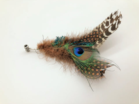 Peacock Feather Festival haircuff