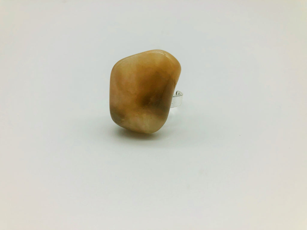 Moonstone Holistic Healing Ring for Calm & Balance