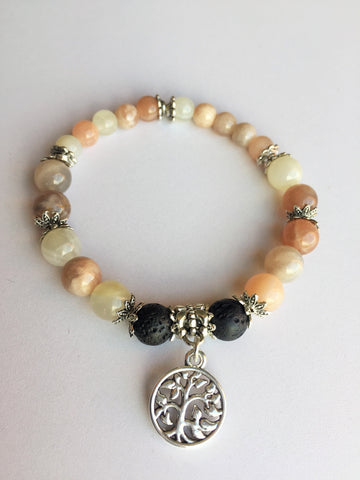 Birthstone Aroma Crystal Bracelet