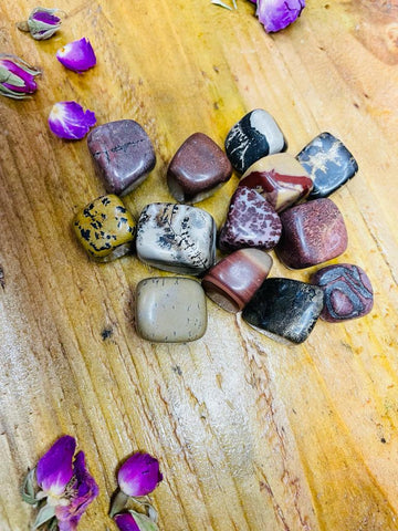 Grass Flower Healing Stone