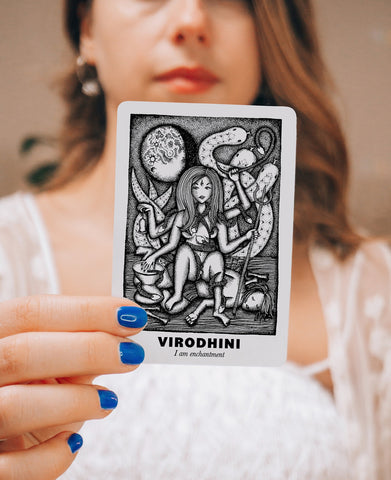 Moon Phase Goddess  - The Nityas Card Deck
