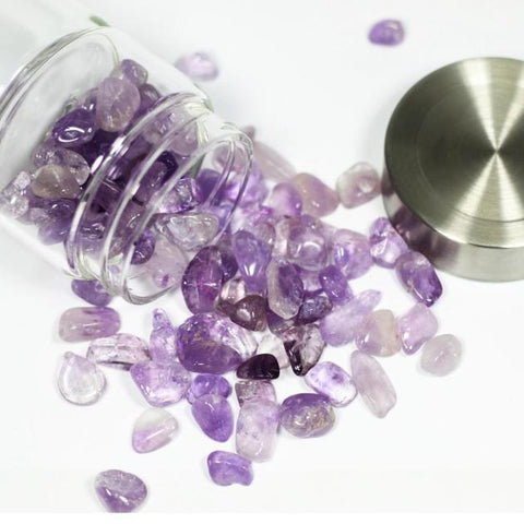 Intention Moon water Jar with crystal compartment