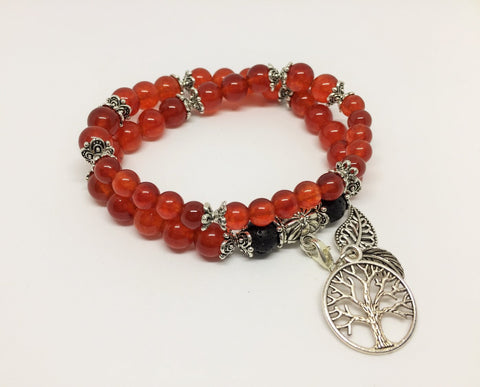 Carnelian Motivating & Energising Aroma Jewellery