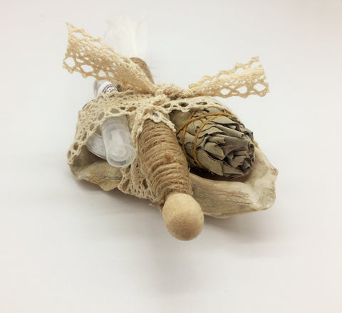 Lammas Celebration Ancient Ritual Sage Smoke cleansing kit