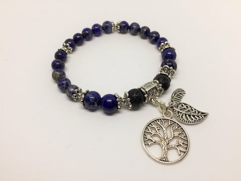 Lapis Lazuli Calming & Balancing Aroma Jewellery