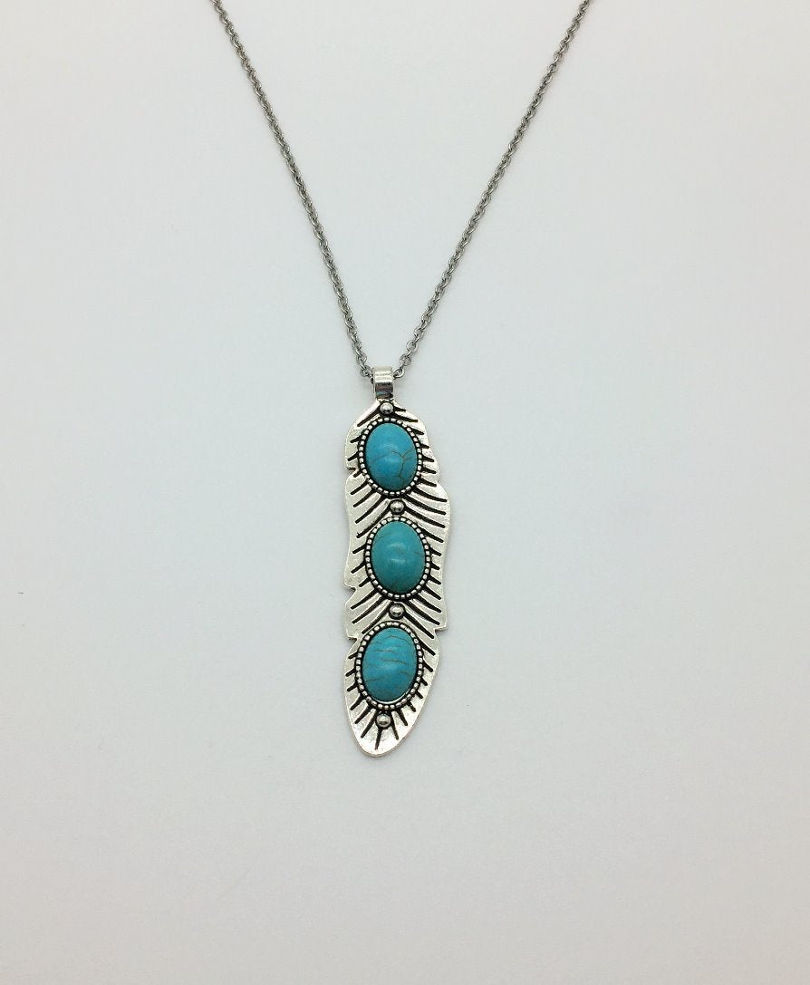 Large Feather Pendant