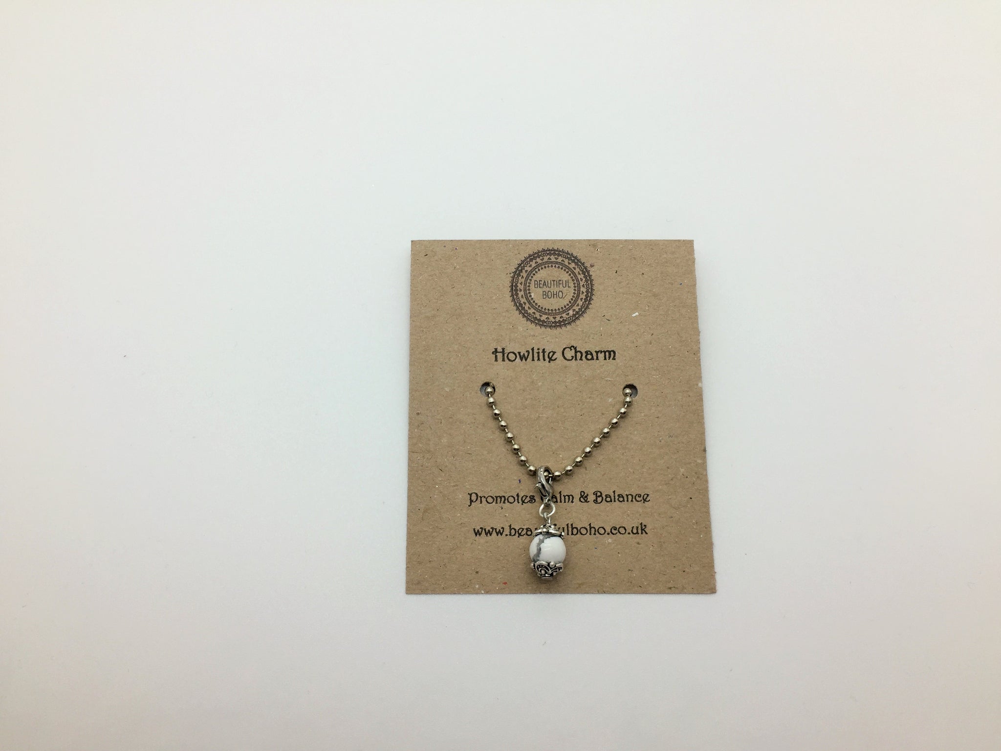 Howlite Charm