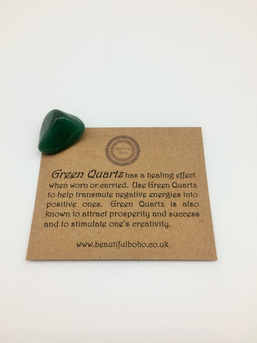 Green Quartz Holistic Healing stone promotes Physical & Emotional wellness