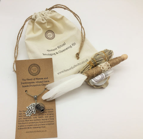 Lammas Celebration Ancient Ritual Sage Smoke cleansing kit