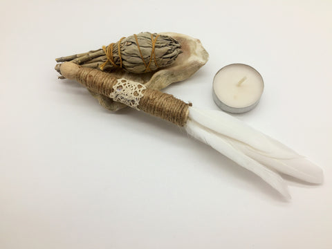 Lammas Celebration Ancient Ritual Sage Smoke cleansing kit