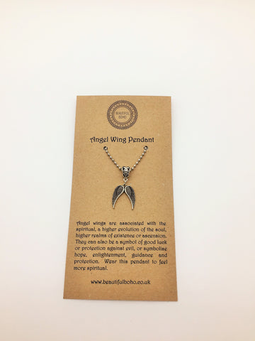Joint Angel Wing Pendant