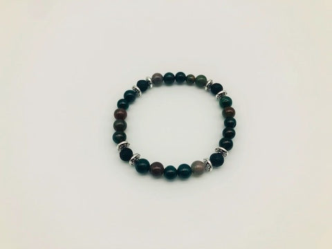 Root Chakra Balancing Bloodstone Aroma Holistic Healing bracelet