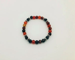 Sacral Chakra Balancing Carnelian Aroma Holistic Healing Bracelet