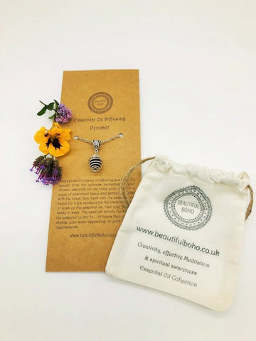 Essential Oil Diffusing Pendant