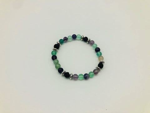 Sacral Chakra Balancing Fluorite Aroma Holistic Healing Bracelet