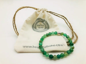 Green Aventurine Simply Crystal Small Bead Bracelet