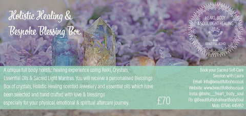 Healing Treatment & Blessing Box Options Gift Voucher - Instant Downloadable PDF