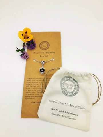 Essential Oil Diffusing Pendant